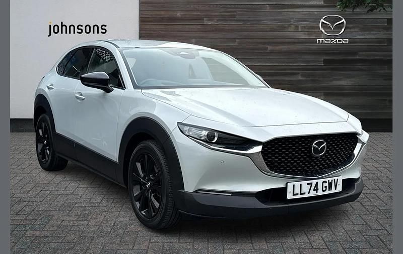 Silver Used 2024 Mazda CX-30 Homura-Line SUV | £20,879 - Image 1/4