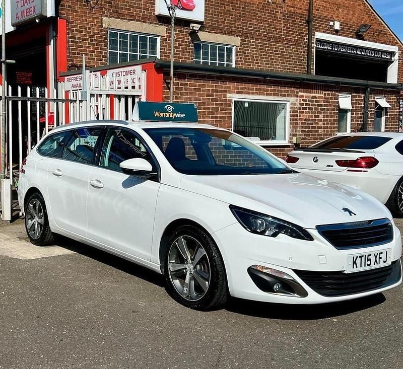 White Used 2015 Peugeot 308 Allure Estate | £5,495 (Fair price) - Image 1/4