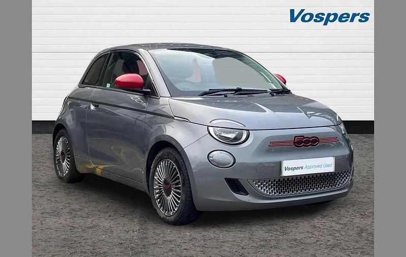 Used Fiat 500e Red 86 kW (118 HP) 2023 Grey Hatchback