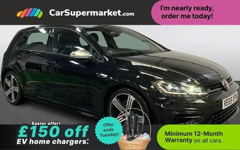 Used VW Golf VII R 300 HP (220 kW) 2019 Black Hatchback