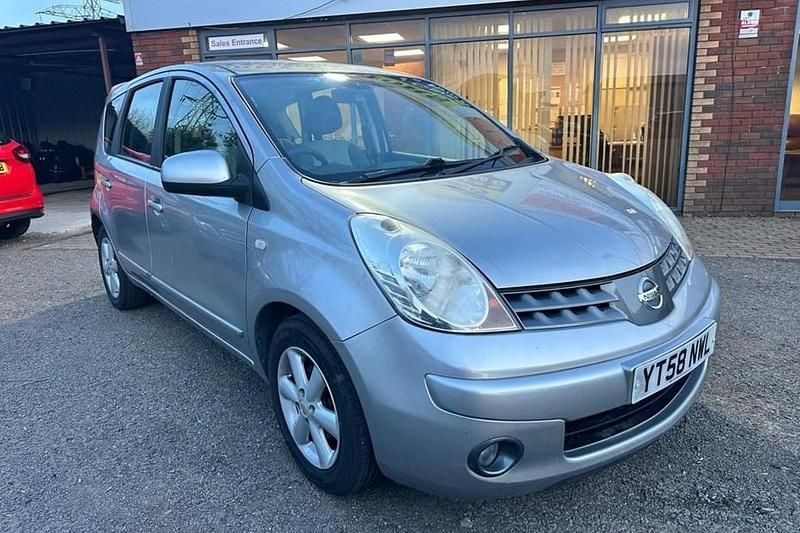 Used Nissan Note Acenta 110 HP (80 kW) 2008 Silver Hatchback