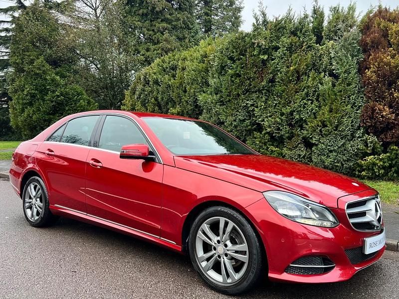 Red Used 2013 Mercedes E220 SE Sedan | £7,495 (Fair price) - Image 1/4