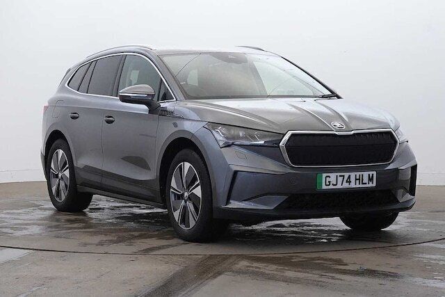 Graphite grey metallic Used 2024 Skoda Enyaq iV SUV | £28,895 - Image 1/4
