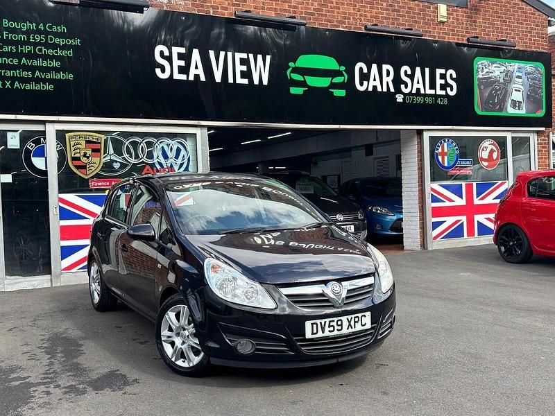 Black Used 2009 Vauxhall Corsa Design Edition Hatchback | £1,795 (A bit pricey) - Image 1/4