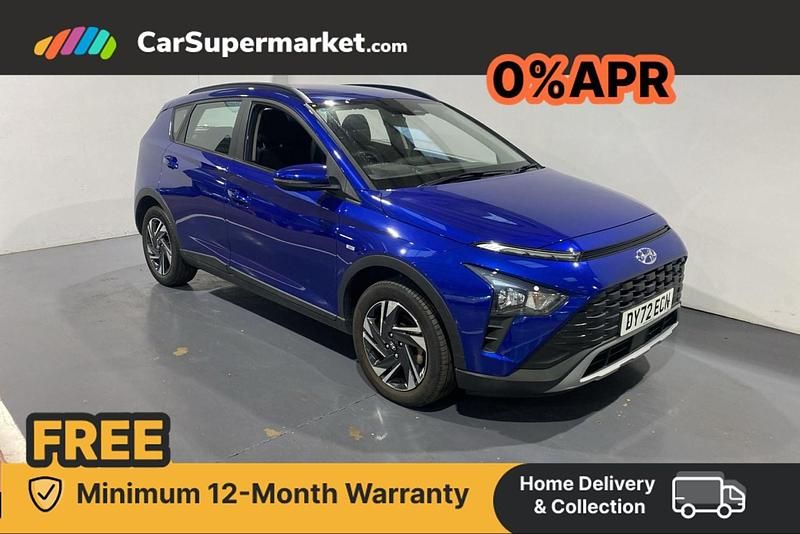 Blue Used 2022 Hyundai Bayon SE SUV | £18,897 - Image 1/4