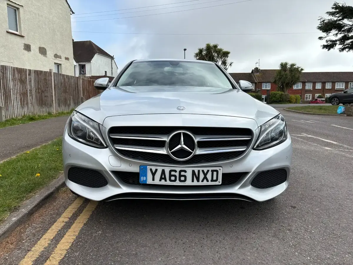 Used Mercedes C350e 2016 Silver Sedan