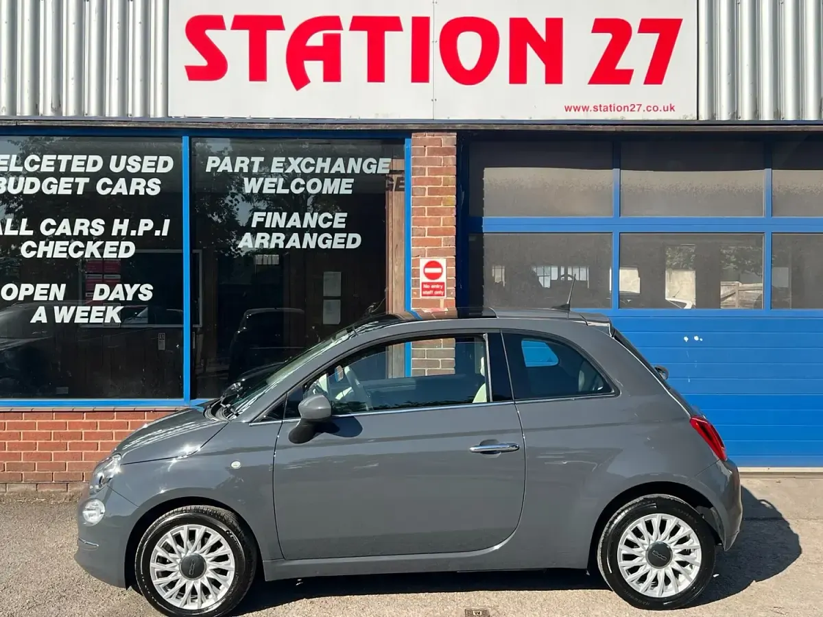 Used Fiat 500 Lounge 69 HP (50 kW) 2018 Grey Hatchback