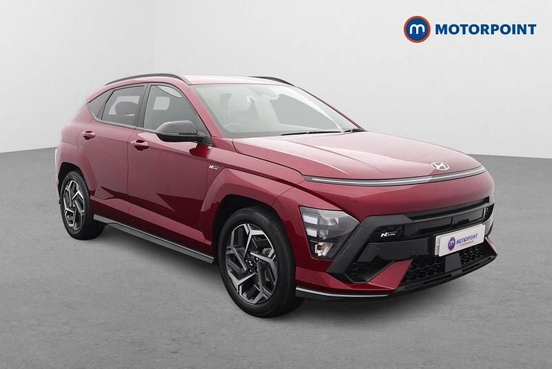 Red Used 2023 Hyundai Kona N Line SUV | £23,649 (Fair price) - Image 1/4