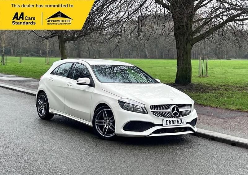 White Used 2018 Mercedes A180 AMG line Hatchback | £10,995 (Fair price) - Image 1/4