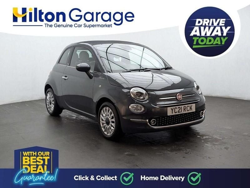 Used Fiat 500C Dolcevita 70 HP (51 kW) 2021 Grey Cabriolet