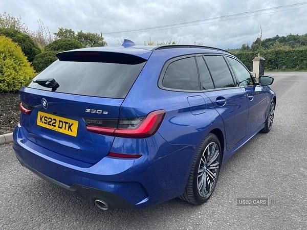 Used BMW 330e M Sport 288 HP (211 kW) 2022 Blue Estate