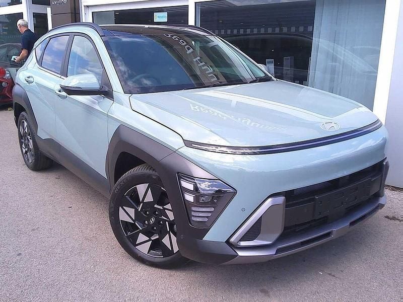 Merage green New 2025 Hyundai Kona Ultimate SUV | £27,990 (Super price) - Image 1/4