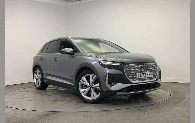Grey Used 2023 Audi Q4 e-tron S-Line SUV | £29,900 (Super price) - Image 1/4
