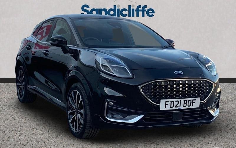 Black Used 2021 Ford Puma ST-Line Hatchback | £18,850 (Fair price) - Image 1/4