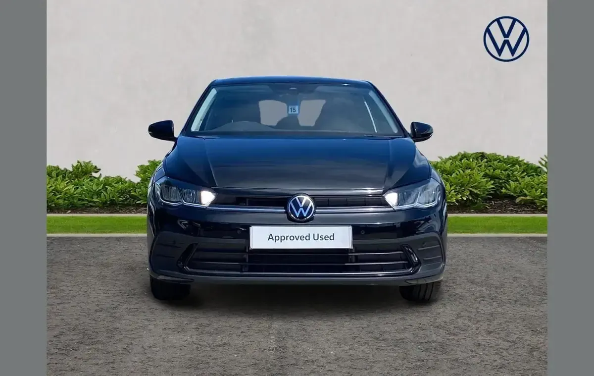 Used VW Polo Match 95 HP (69 kW) 2025 Black Hatchback
