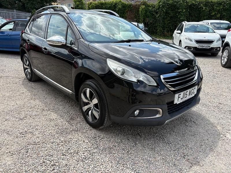 Black Used 2015 Peugeot 2008 Allure SUV | £4,395 (Fair price) - Image 1/4