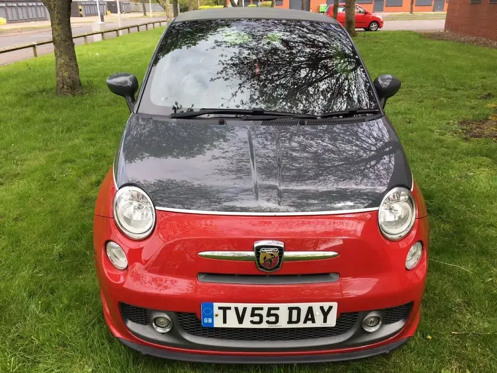 Used Abarth 595 Turismo 160 HP (117 kW) 2014 Grey/red Cabriolet