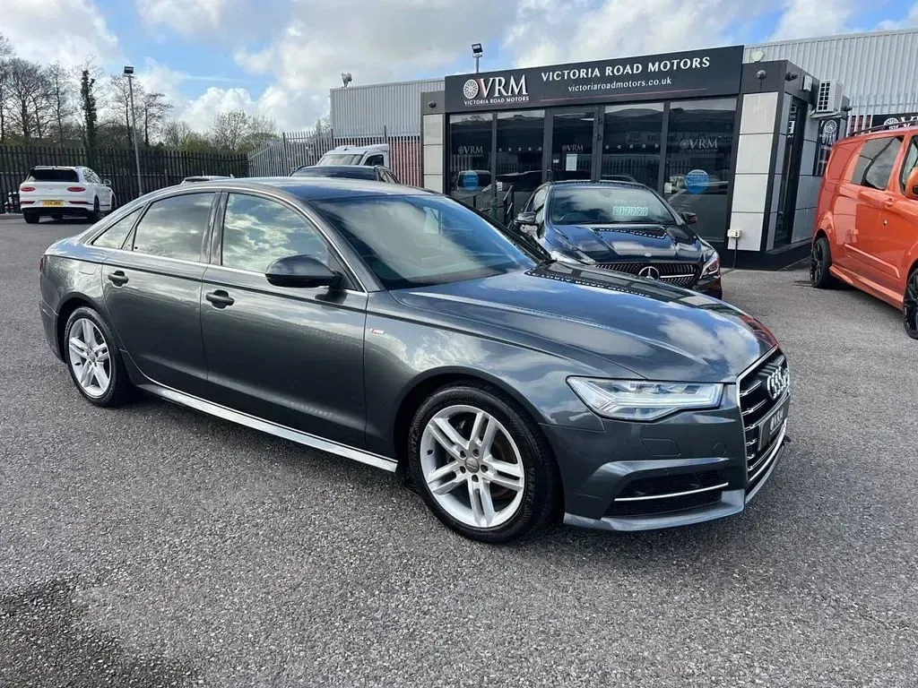 Second-hand Audi A6 S-Line 190 CP (139 kW) 2017 Gri Berlinǎ