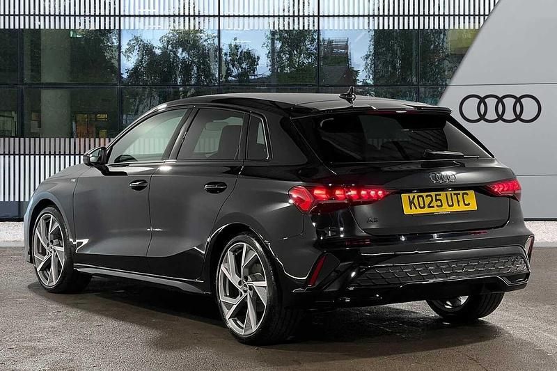 Used Audi A3 Black Edition 150 HP (110 kW) 2025 Black Hatchback