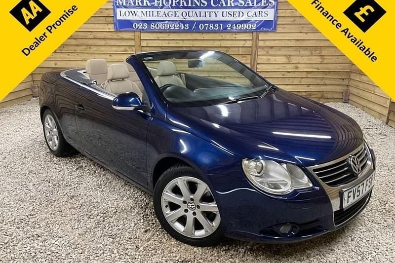 Blue Used 2007 VW Eos Sport Cabriolet | £6,995 - Image 1/1