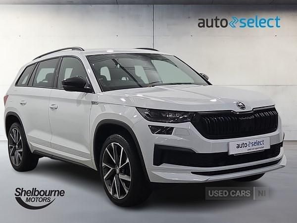 Used Skoda Kodiaq SportLine 2024 White SUV