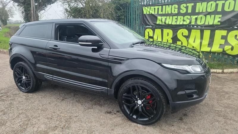 Black Used 2012 Land Rover Range Rover evoque Pure Coupe | £5,899 (Fair price) - Image 1/4