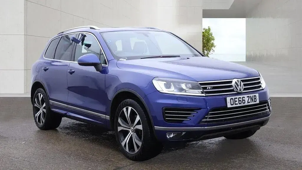 Used VW Touareg R-line 2017 Blue SUV