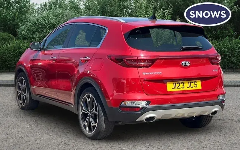 Used Kia Sportage GT-Line S 136 HP (100 kW) 2021 Red SUV
