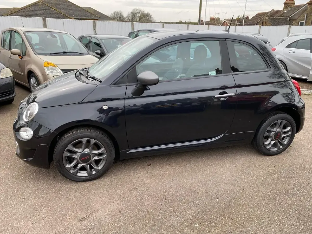 Used Fiat 500 S 69 HP (50 kW) 2016 Black Hatchback