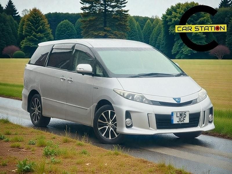 Used Toyota Estima Hybrid 2015 Silver MPV