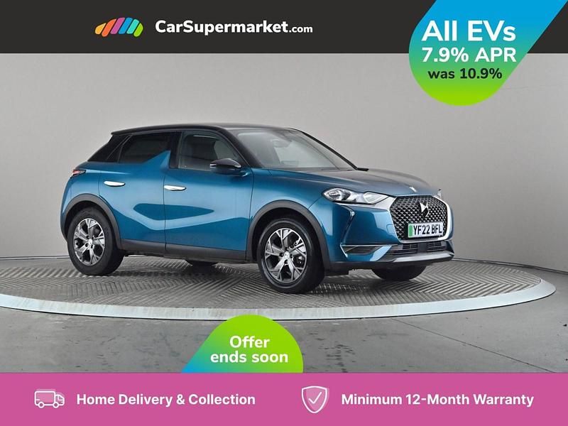 Blue Used 2022 DS Automobiles DS3 Crossback E-Tense Bastille SUV | £11,397 (Fair price) - Image 1/4