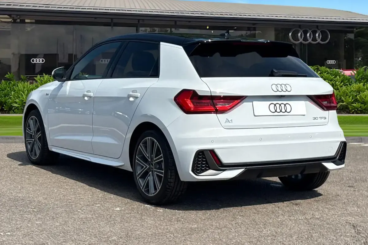 New Audi A1 Sportback S-Line 2026 White Hatchback