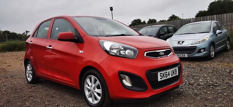 Red Used 2014 Kia Picanto 2 Hatchback | £2,995 (Good price) - Image 1/4