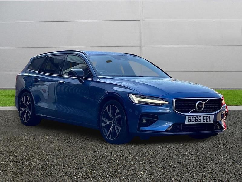Used Volvo V60 R-Design 190 HP (139 kW) 2019 Blue Estate