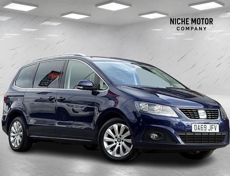 Blue Used 2019 Seat Alhambra SE MPV | £14,750 (Fair price) - Image 1/4