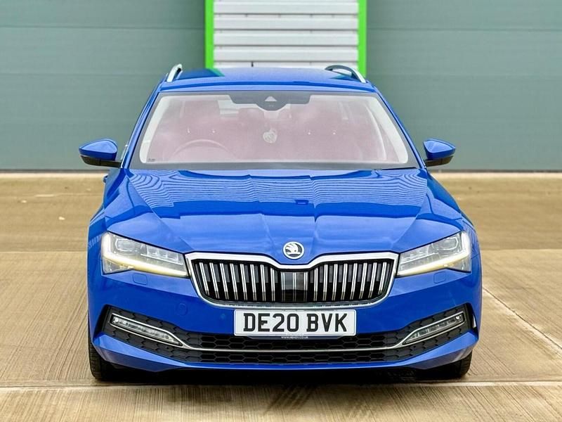 Used Skoda Superb SE L 150 HP (110 kW) 2020 Blue Estate