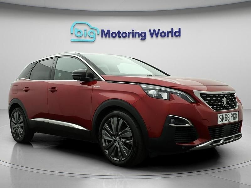 Red Used 2019 Peugeot 3008 Premium Hatchback | £15,000 (Fair price) - Image 1/4