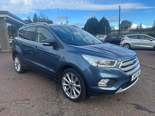 Blue Used 2019 Ford Kuga Titanium X SUV | £10,950 (Fair price) - Image 1/4