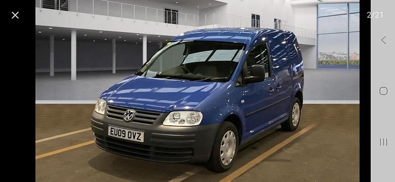 Used VW Caddy 69 HP (50 kW) 2009 Blue MPV