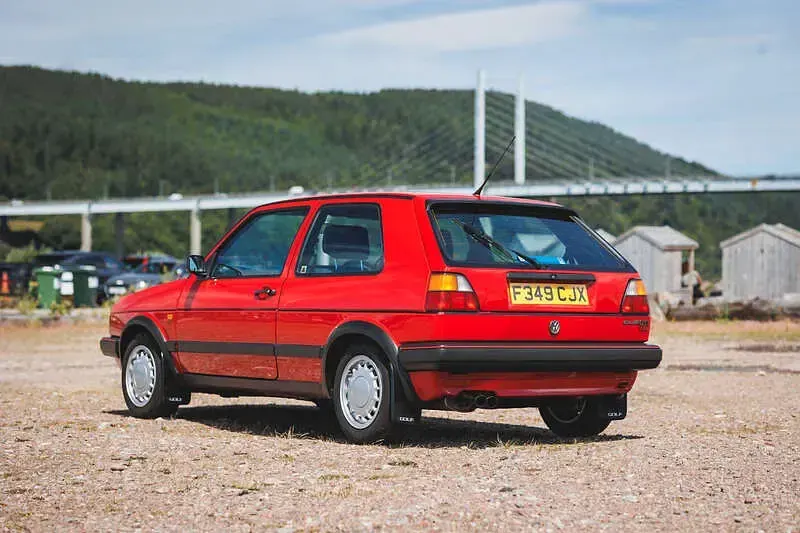 Used VW Golf II GTI 137 HP (100 kW) 1989 Red Hatchback