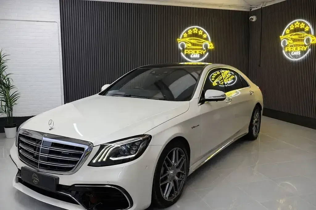 Usado Mercedes S63L AMG Executive 612 HP (450 kW) 2019 Branco Sedan