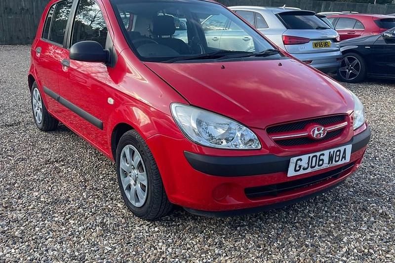 Red Used 2006 Hyundai Getz Hatchback | £1,650 (Super price) - Image 1/1