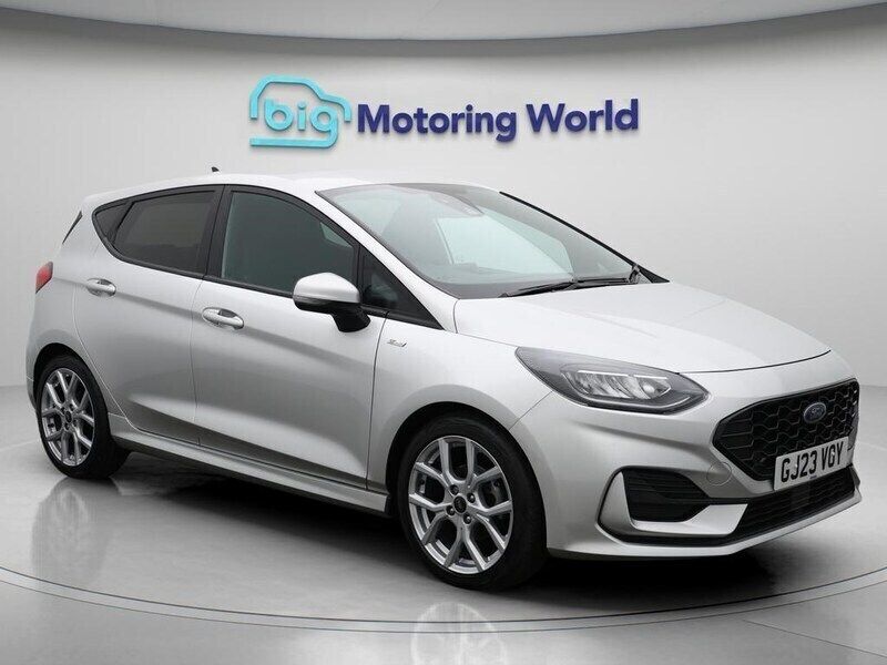 Silver Used 2023 Ford Fiesta ST-Line Hatchback | £14,400 (Fair price) - Image 1/4
