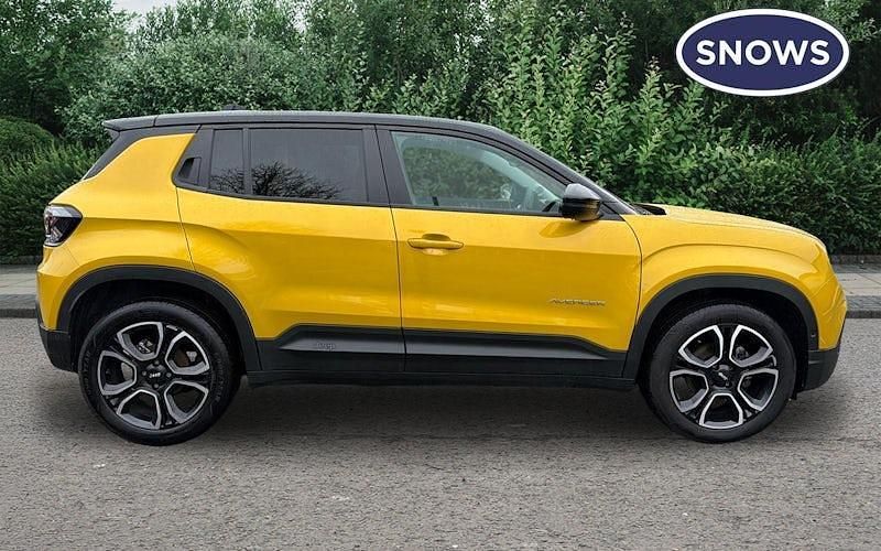 Used Jeep Avenger Summit 101 HP (74 kW) 2025 Yellow SUV