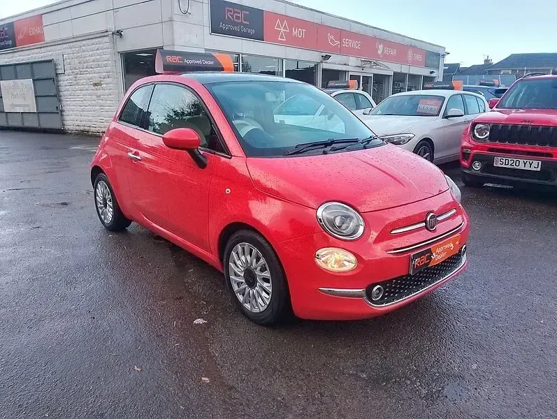 Used Fiat 500 Lounge 105 HP (77 kW) 2019 Pink Hatchback