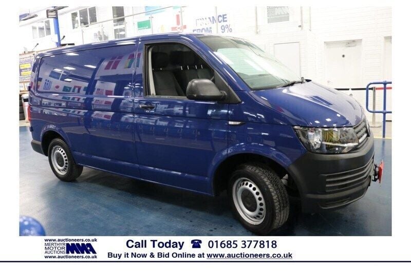 Blue Used 2017 VW T6 Startline Van | £12,210 (Fair price) - Image 1/4