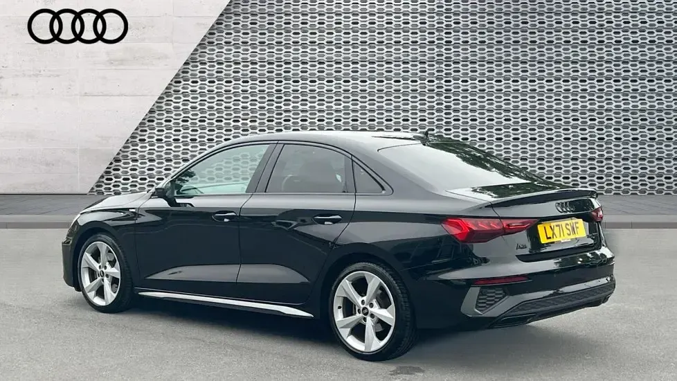 Used Audi A3 S-Line 150 HP (110 kW) 2021 Black Sedan