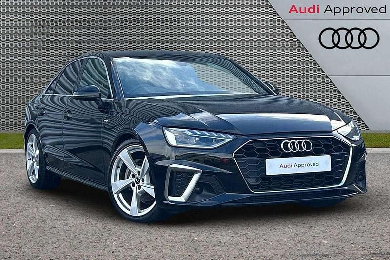 Black Used 2022 Audi A4 S-Line Sedan | £21,494 (Fair price) - Image 1/4