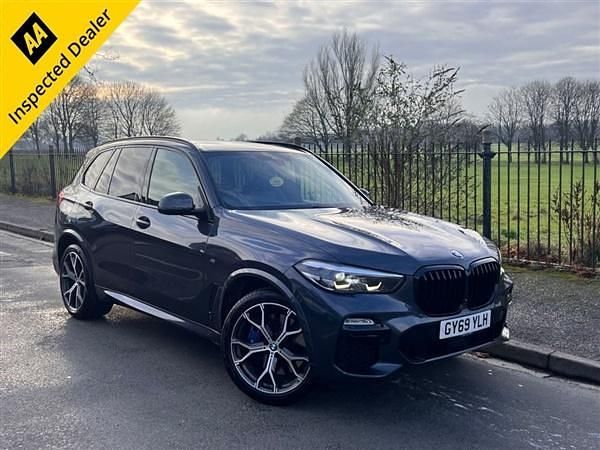 Grey Used 2019 BMW X5 M Sport SUV | £32,995 (Fair price) - Image 1/4