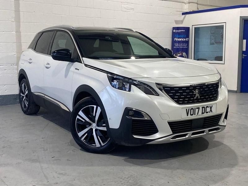 White Used 2017 Peugeot 3008 GT-line SUV | £10,980 (Fair price) - Image 1/4